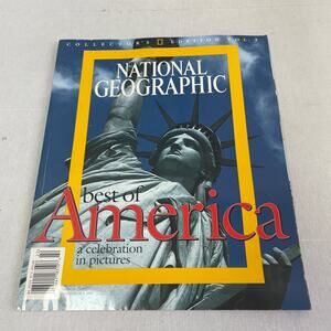 Vintage 2002 National Geographic Best of America Volume 2 Color Magazine Book